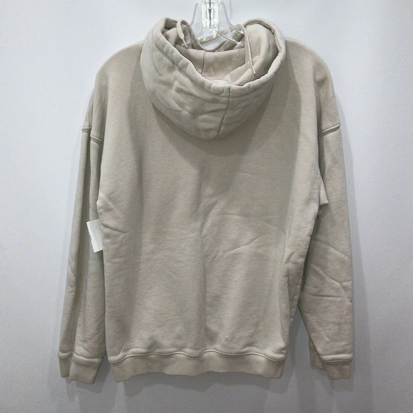 Sweatshirt Hoodie By Adidas In Beige, Size: S