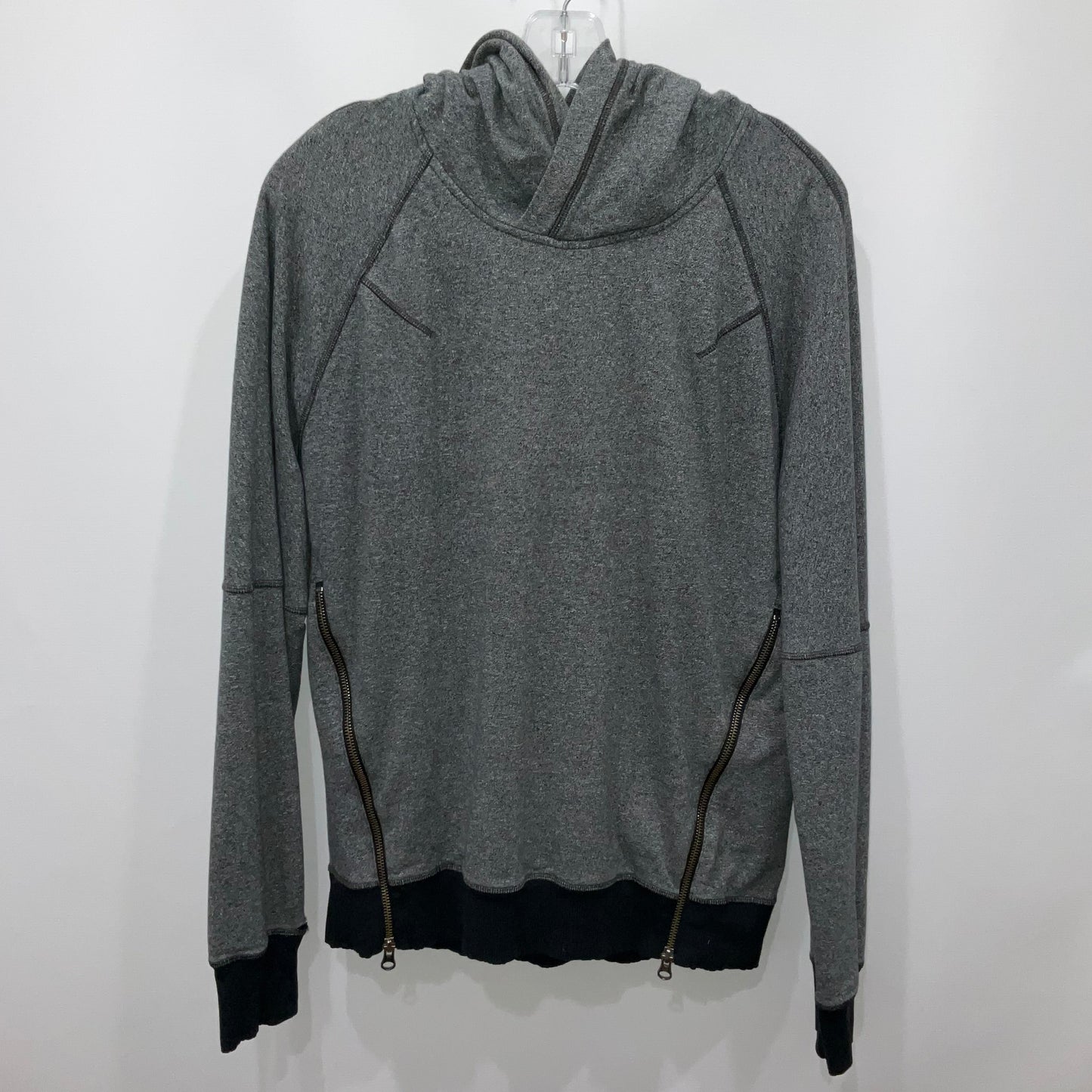 Sweatshirt Hoodie By Lululemon In Grey, Size: 6