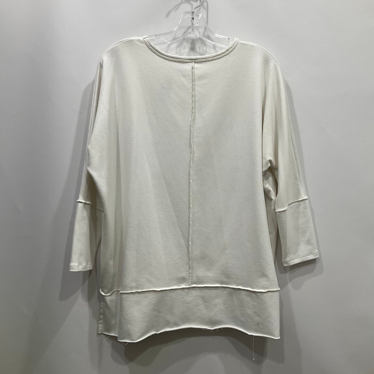 Top Long Sleeve Basic By Spanx In White, Size: S