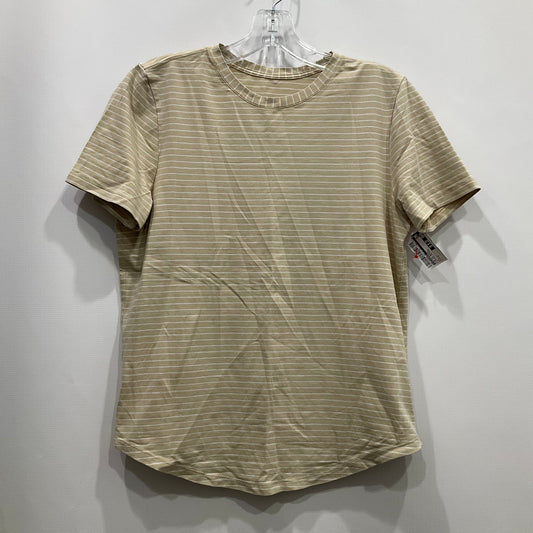 Top Short Sleeve Basic By Lululemon In Striped Pattern, Size: 8