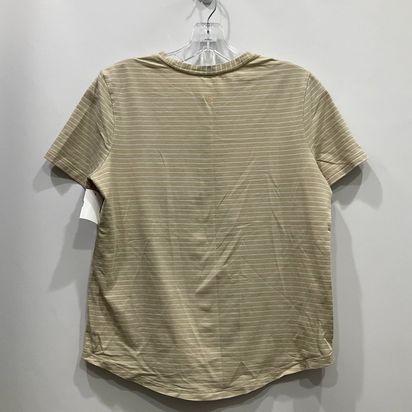 Top Short Sleeve Basic By Lululemon In Striped Pattern, Size: 8