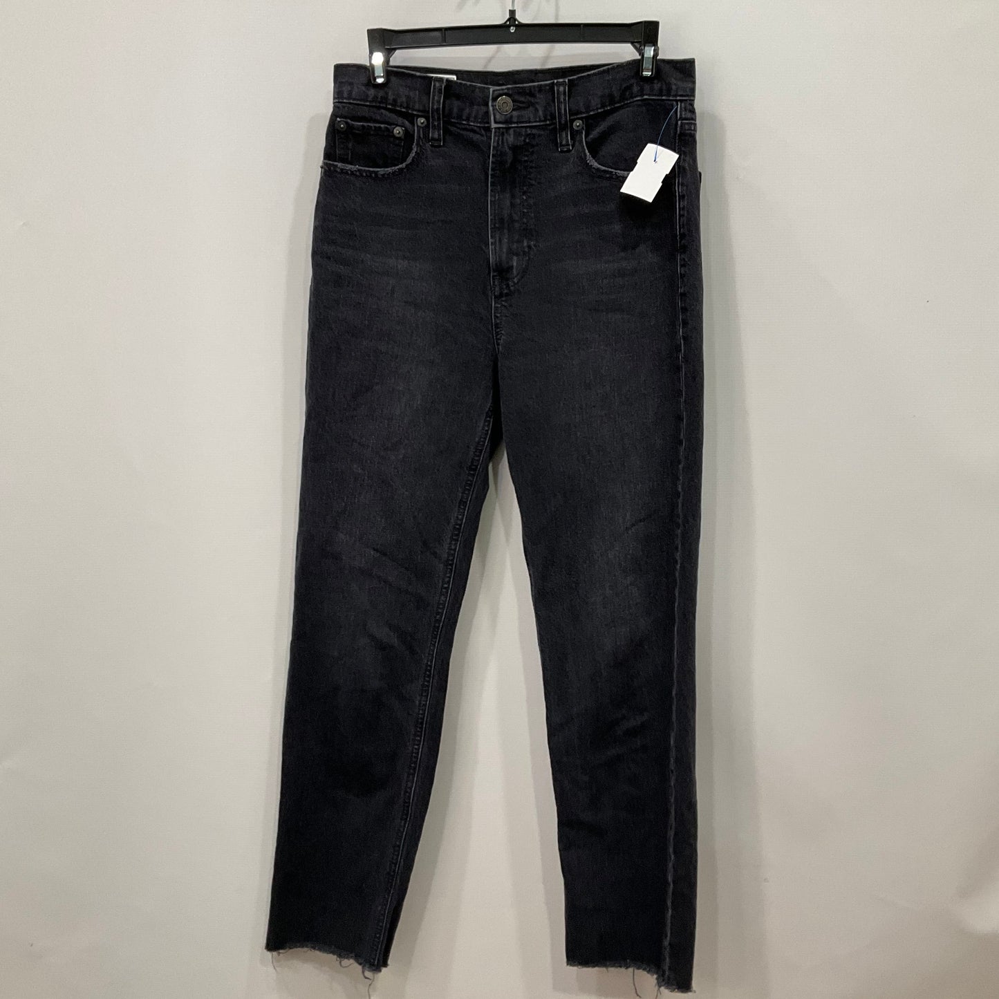 Jeans Straight By Gap In Black, Size: 4