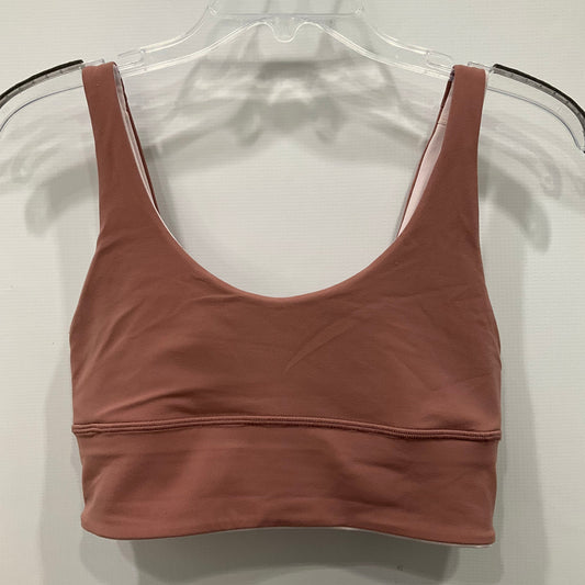 Athletic Bra By Lululemon In Mauve, Size: 6