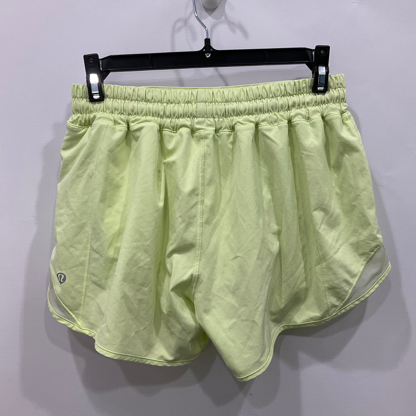 Athletic Shorts By Lululemon In Yellow, Size: 8