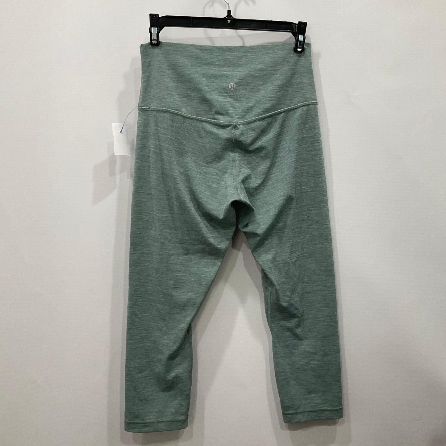 Athletic Legging Capris By Lululemon In Green, Size: 8