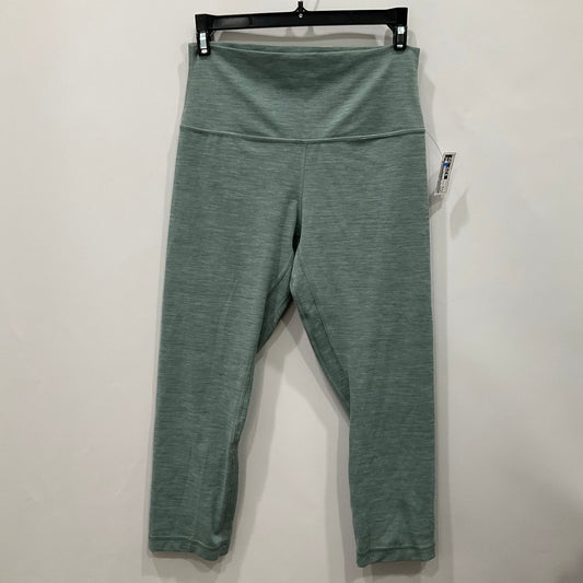 Athletic Legging Capris By Lululemon In Green, Size: 8