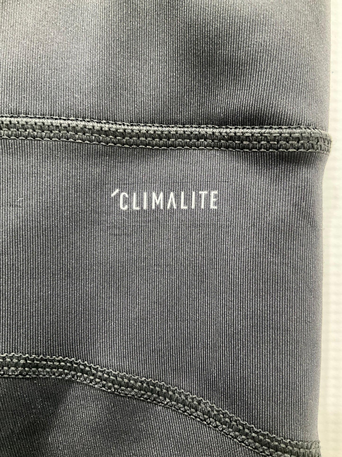 Athletic Leggings By Cmf In Grey, Size: L