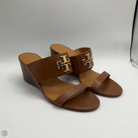Sandals Designer By Tory Burch In Brown, Size: 9
