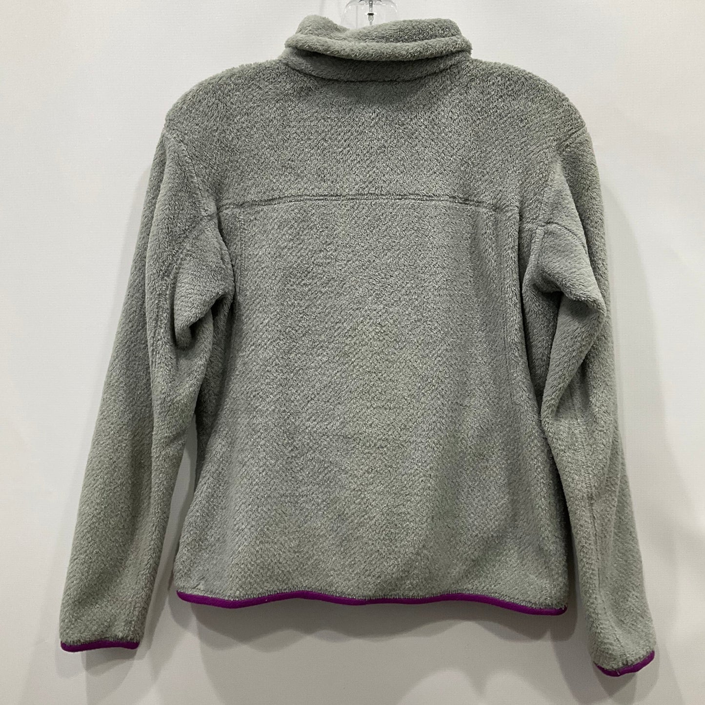 Sweatshirt Collar By Patagonia In Grey, Size: S