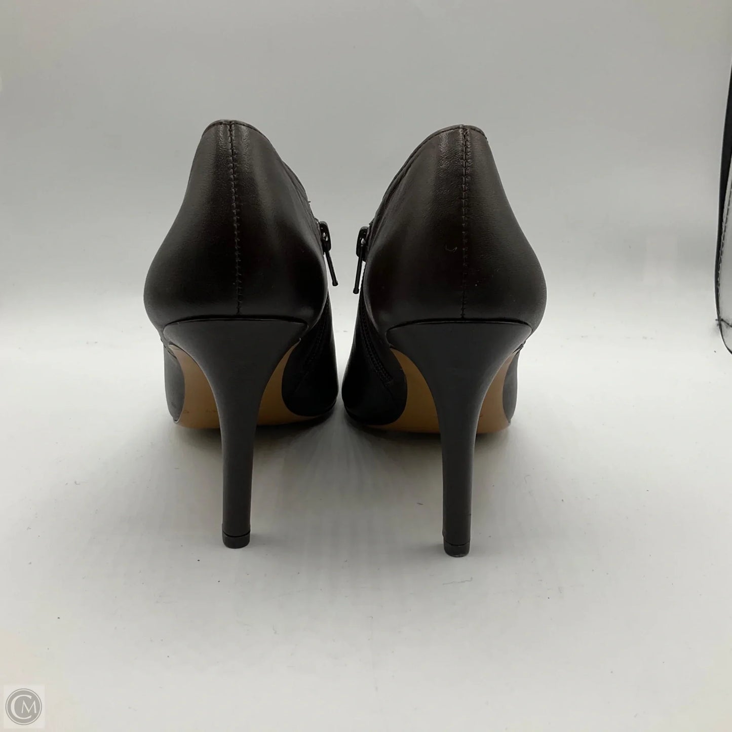 Boots Designer By Coach In Brown, Size: 8