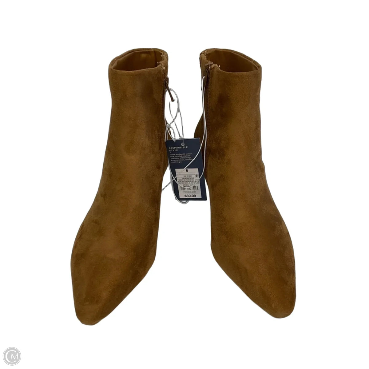 Boots Ankle Heels By Universal Thread In Brown, Size: 8
