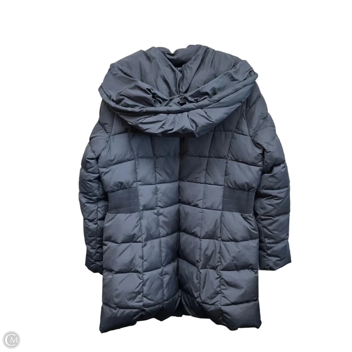 Coat Puffer & Quilted By Cole-haan In Blue, Size: L