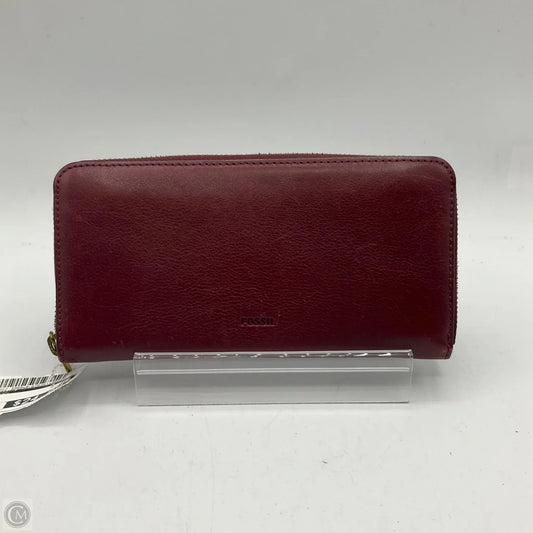 Wallet By Fossil, Size: Large
