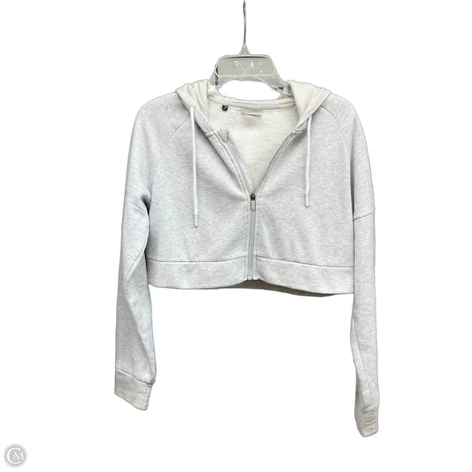 Athletic Sweatshirt Hoodie By Gym Shark In Grey, Size: M