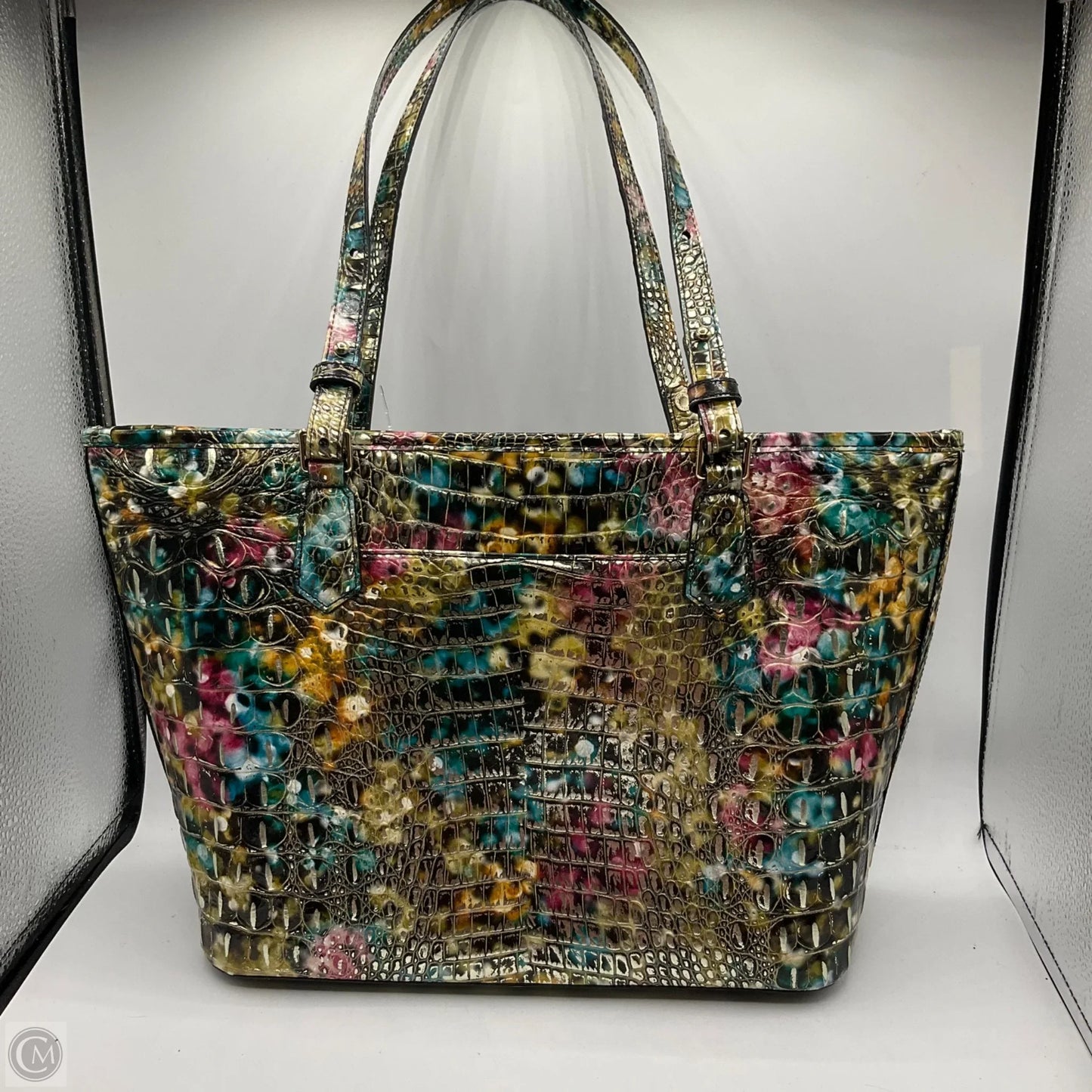 Handbag Designer By Brahmin, Size: Large