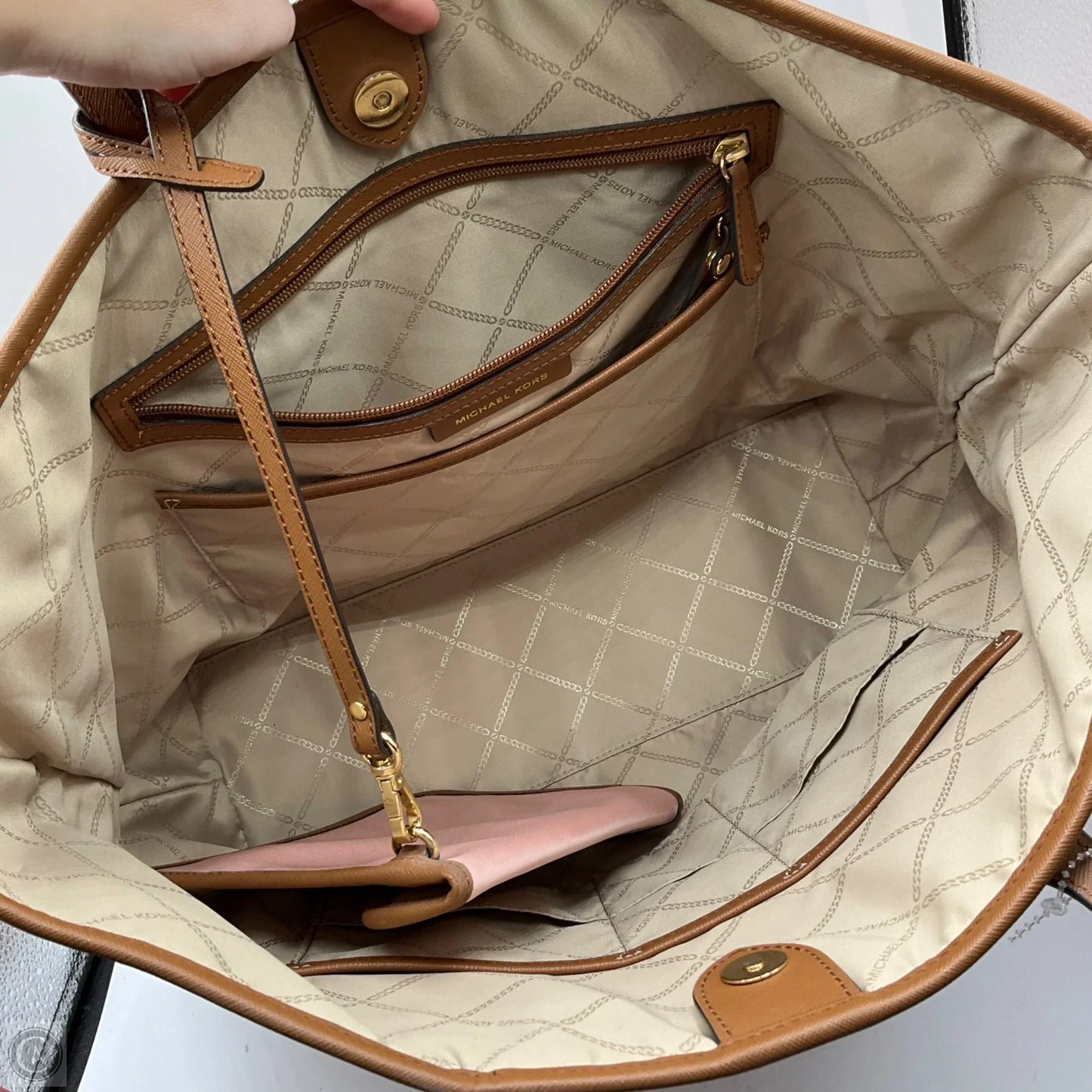 Tote Designer By Michael Kors, Size: Large