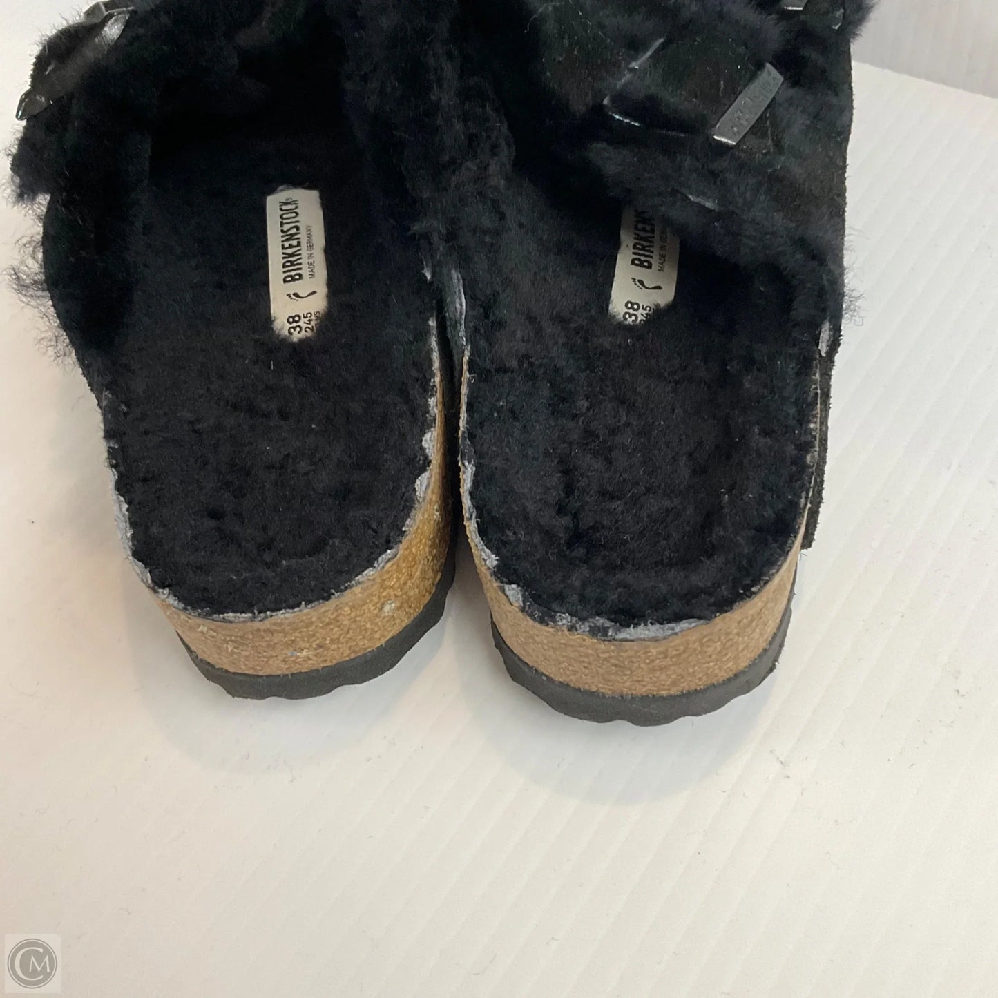 Sandals Flats By Birkenstock In Black, Size: 7.5