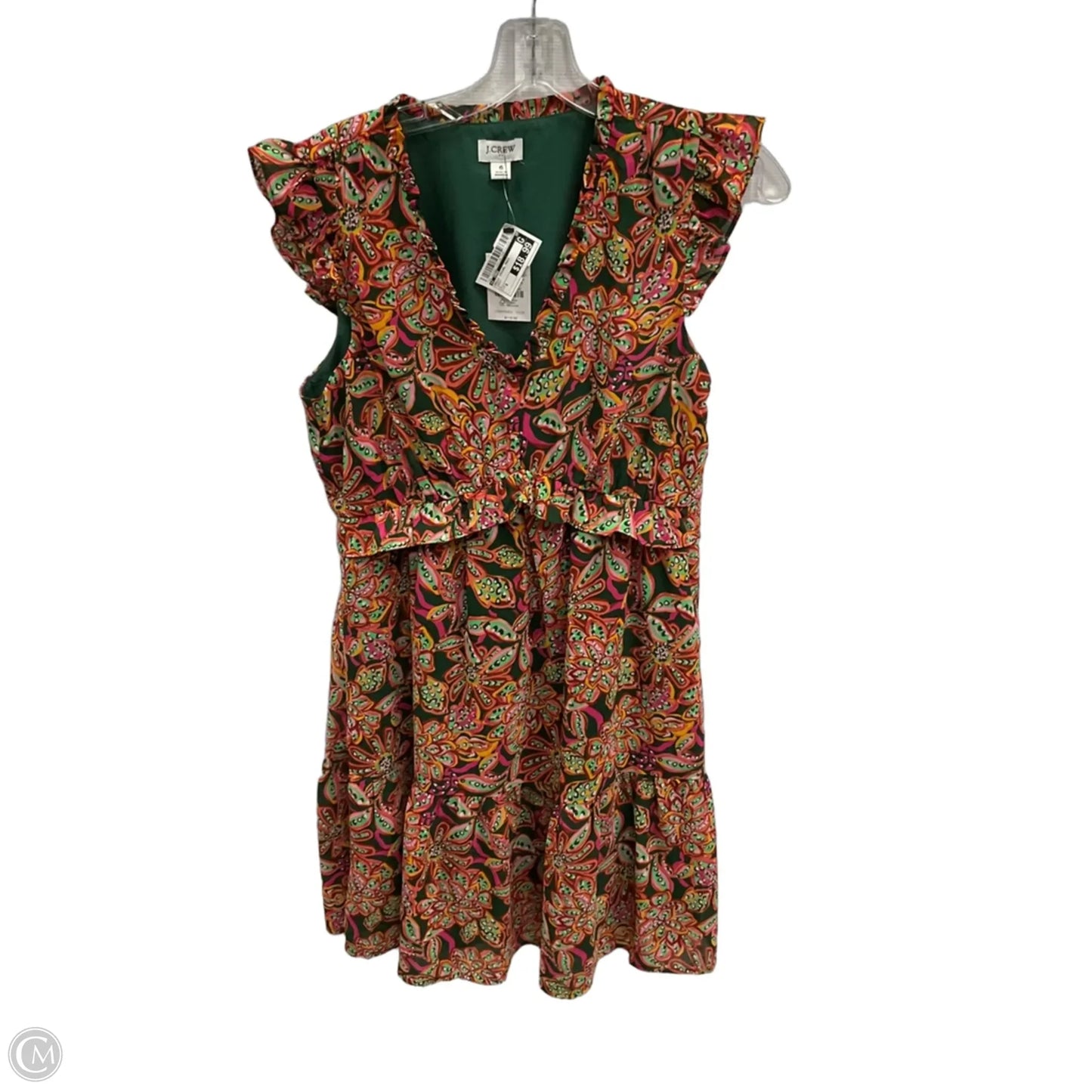 Dress Casual Maxi By J. Crew In Green, Size: 6