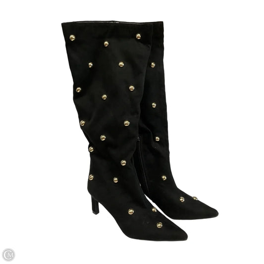 Boots Mid-calf Heels By A New Day In Black, Size: 6