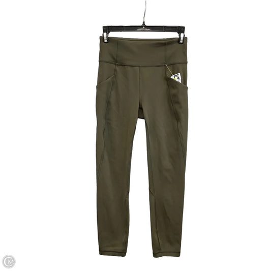 Athletic Leggings By Lululemon In Green, Size: 4