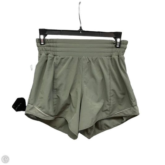 Athletic Shorts By Lululemon In Green, Size: S