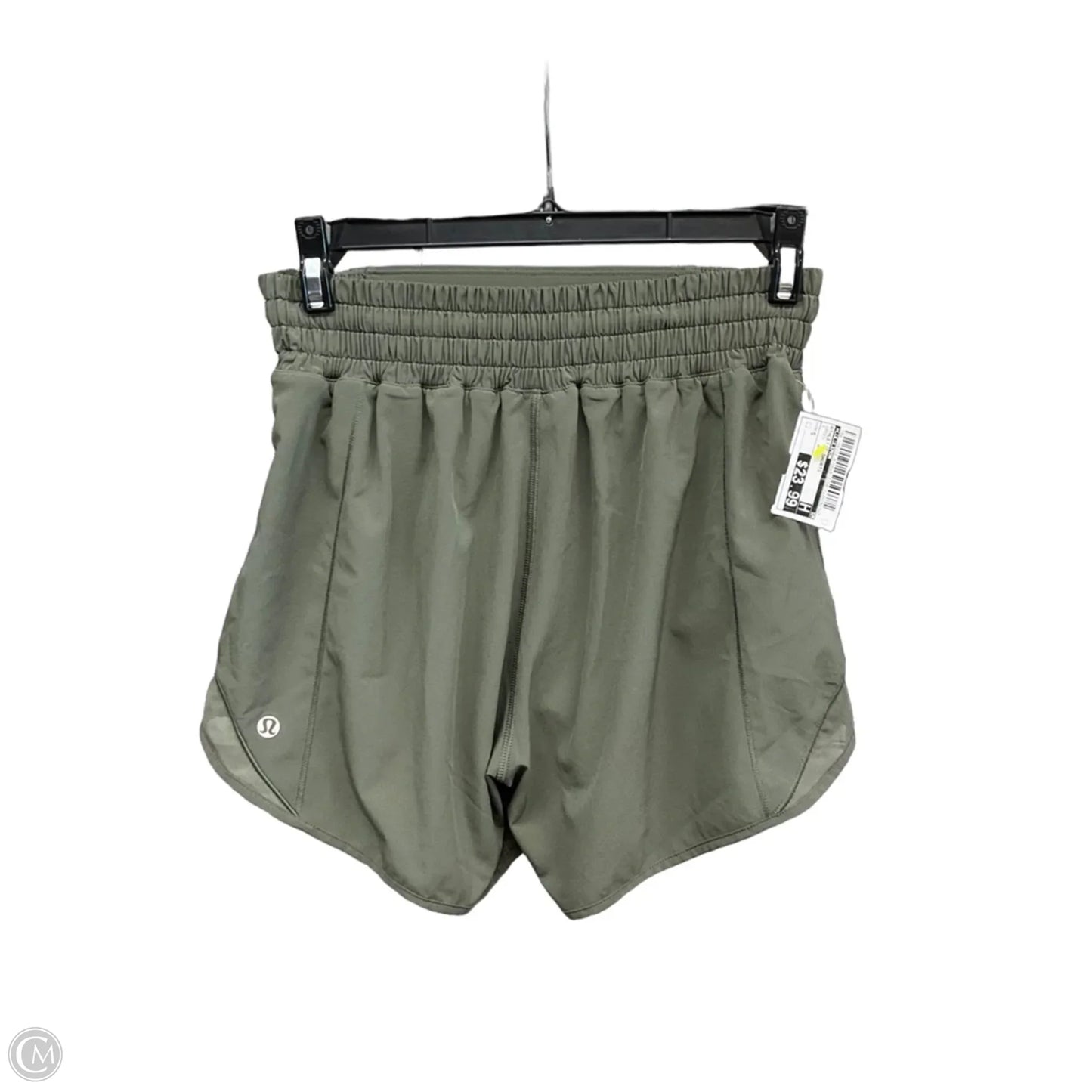Athletic Shorts By Lululemon In Green, Size: S