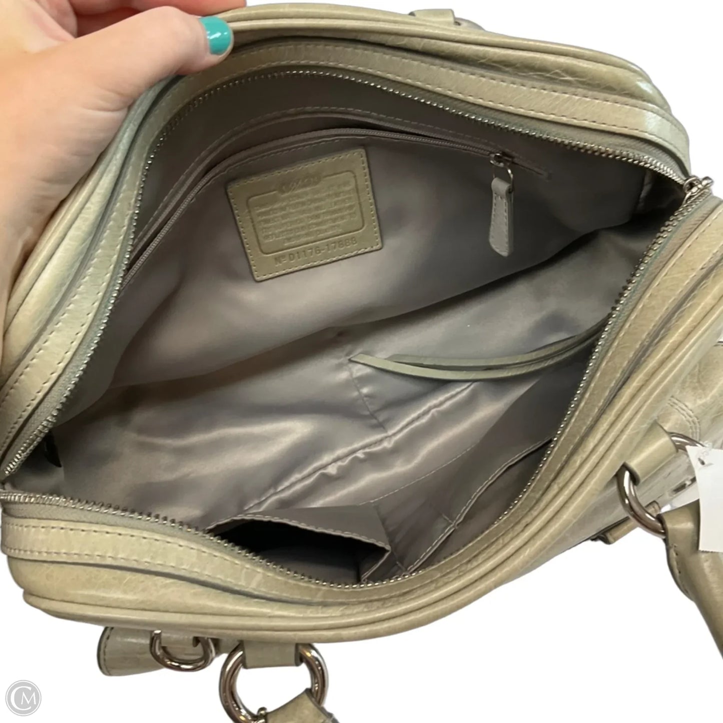 Handbag Designer By Coach, Size: Medium