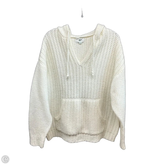 Sweatshirt Hoodie By Aerie In Cream, Size: Sp