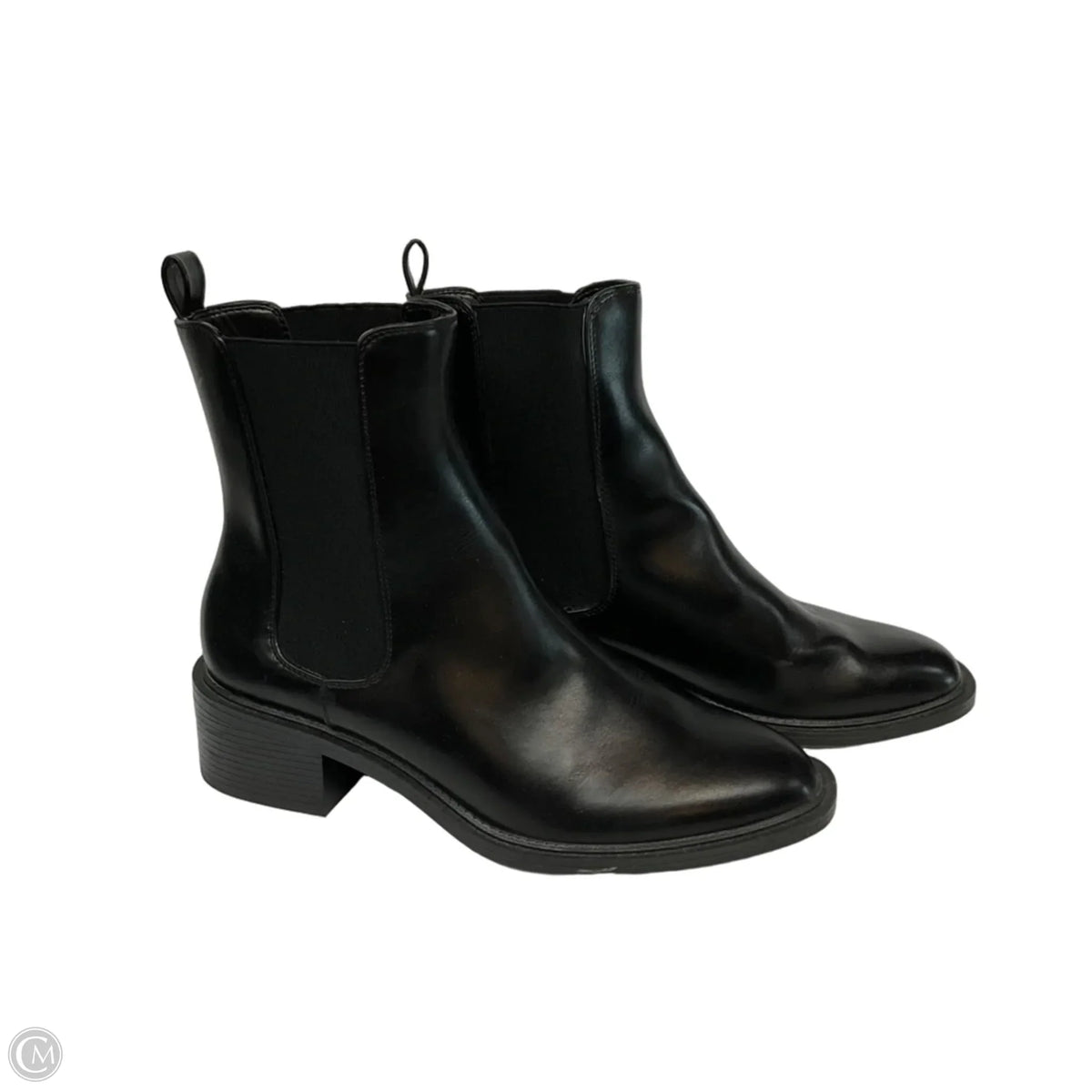 Boots Ankle Heels By Cmc In Black, Size: 8
