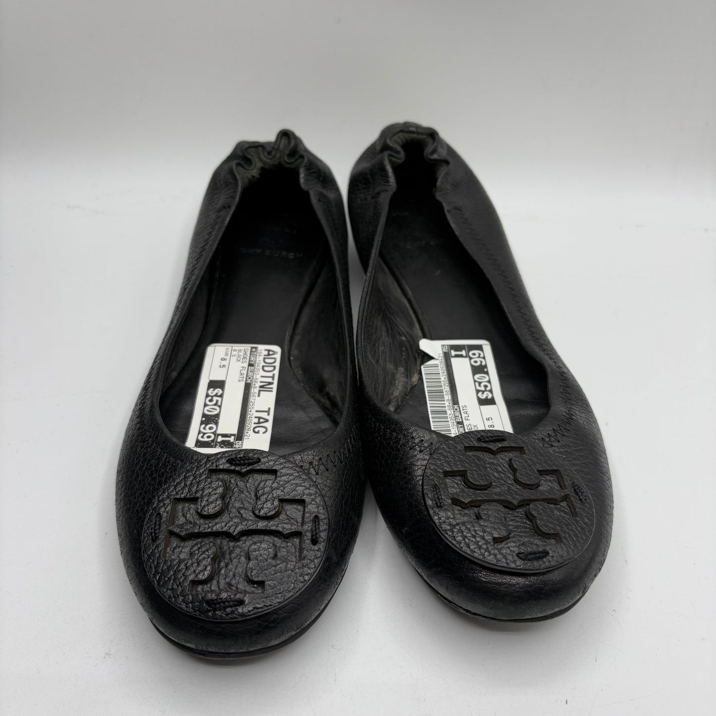 Shoes Flats By Tory Burch In Black, Size: 8.5