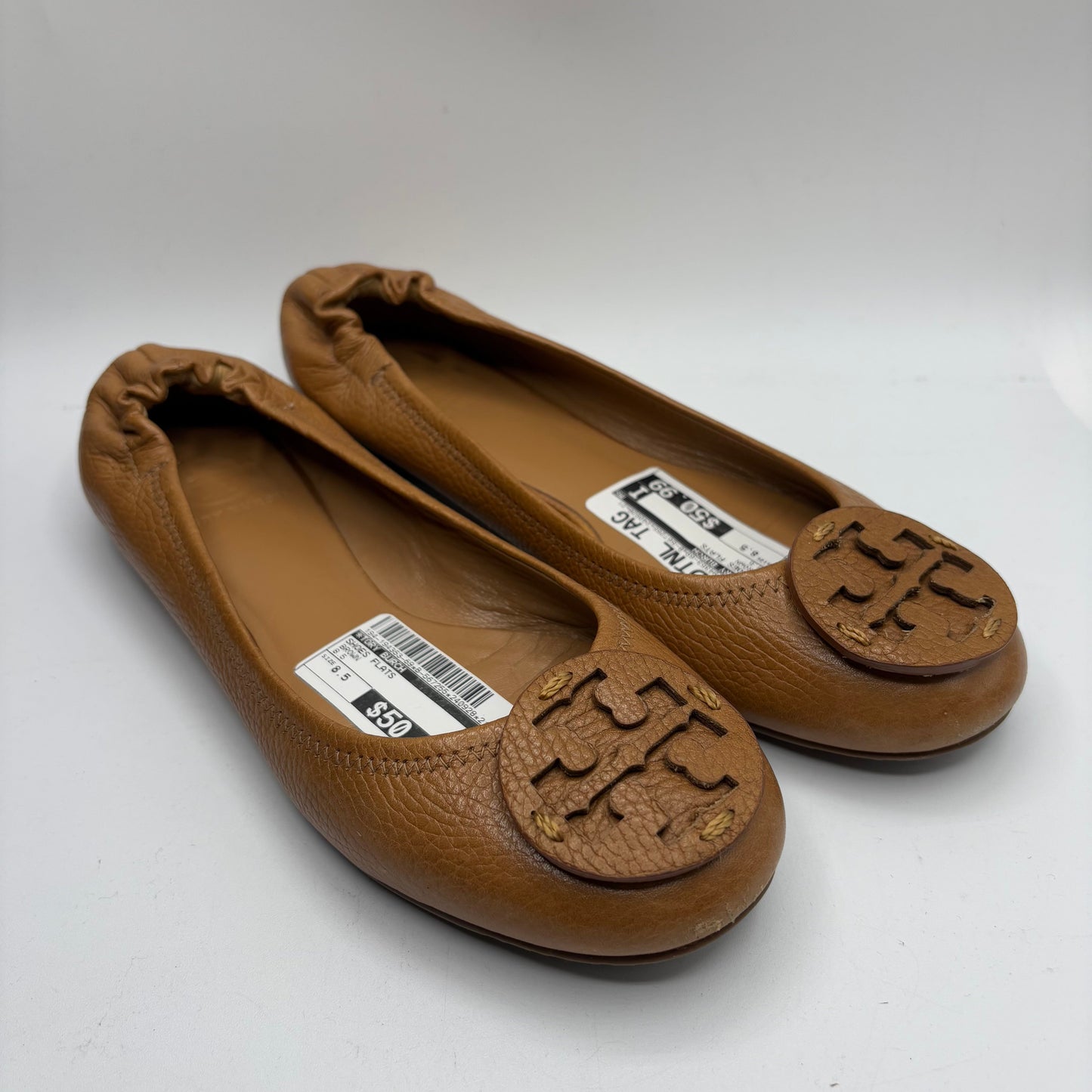 Shoes Flats By Tory Burch In Brown, Size: 8.5