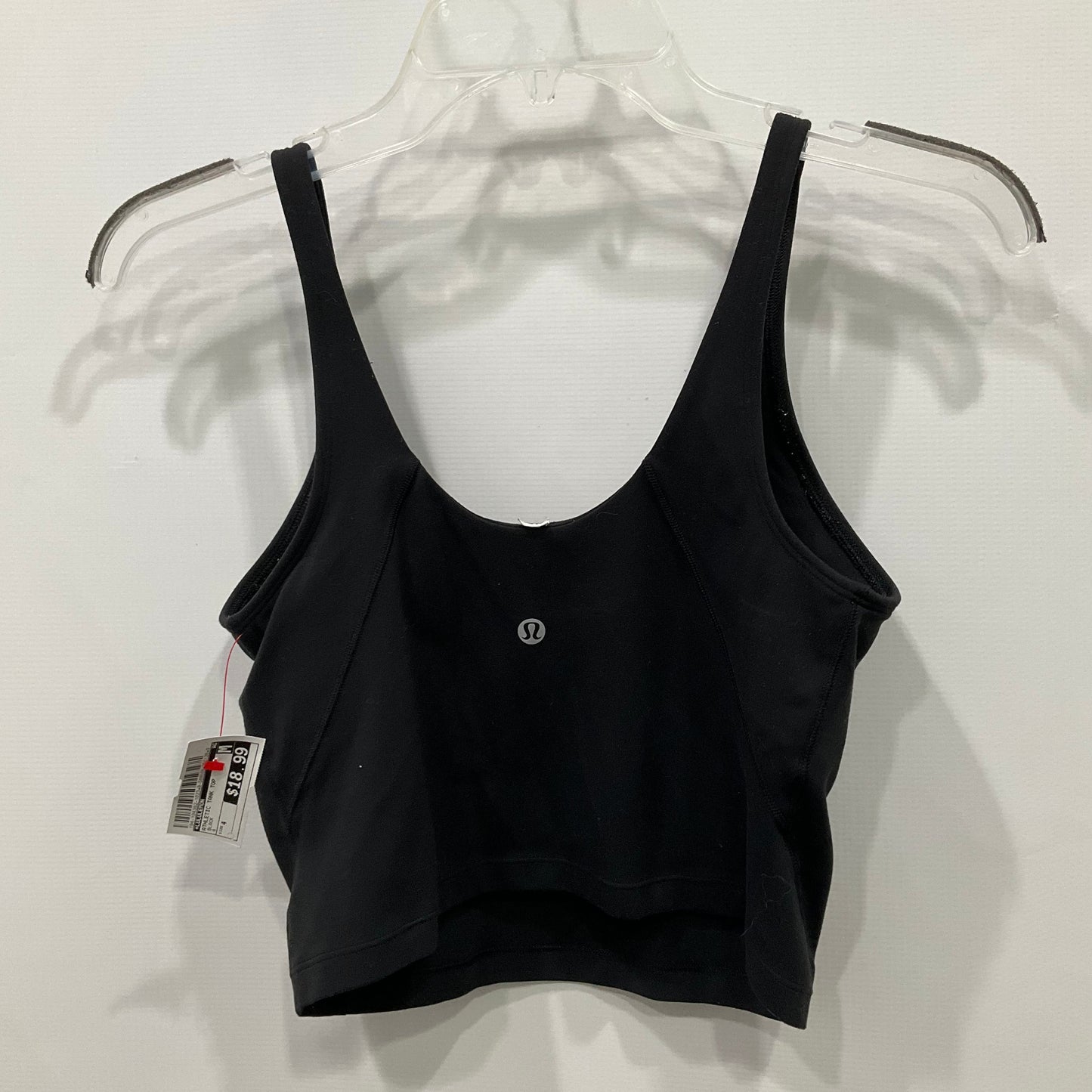 Athletic Tank Top By Lululemon In Black, Size: 4