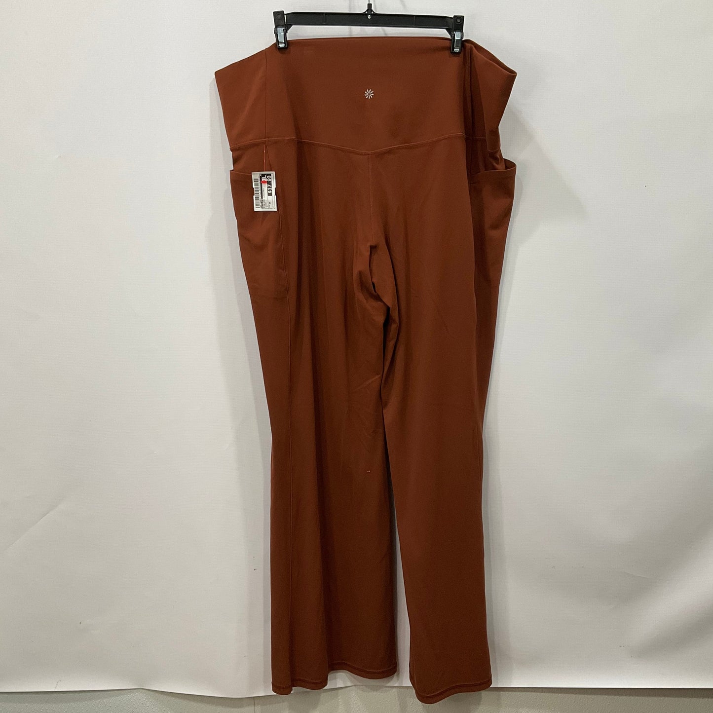 Athletic Leggings By Athleta In Brown, Size: 3x