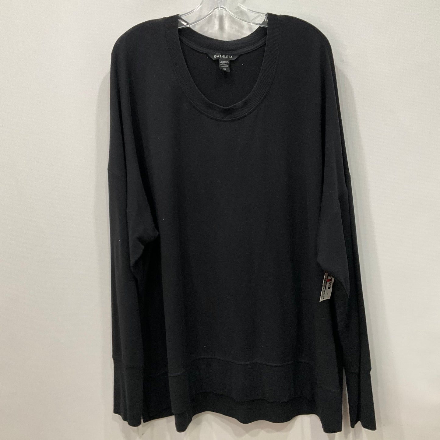 Top Long Sleeve By Athleta In Black, Size: 3x