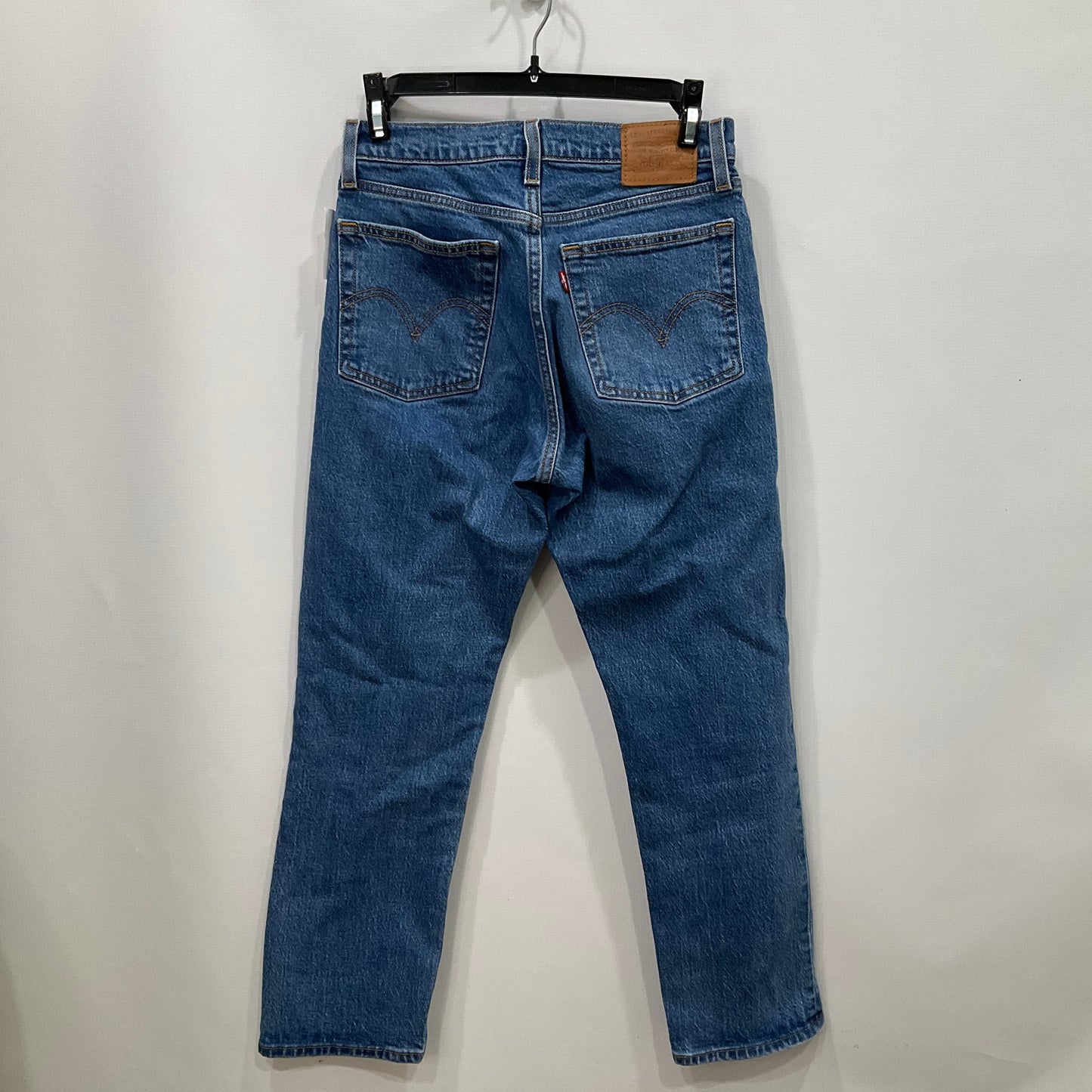 Jeans Straight By Levis In Blue Denim, Size: 2