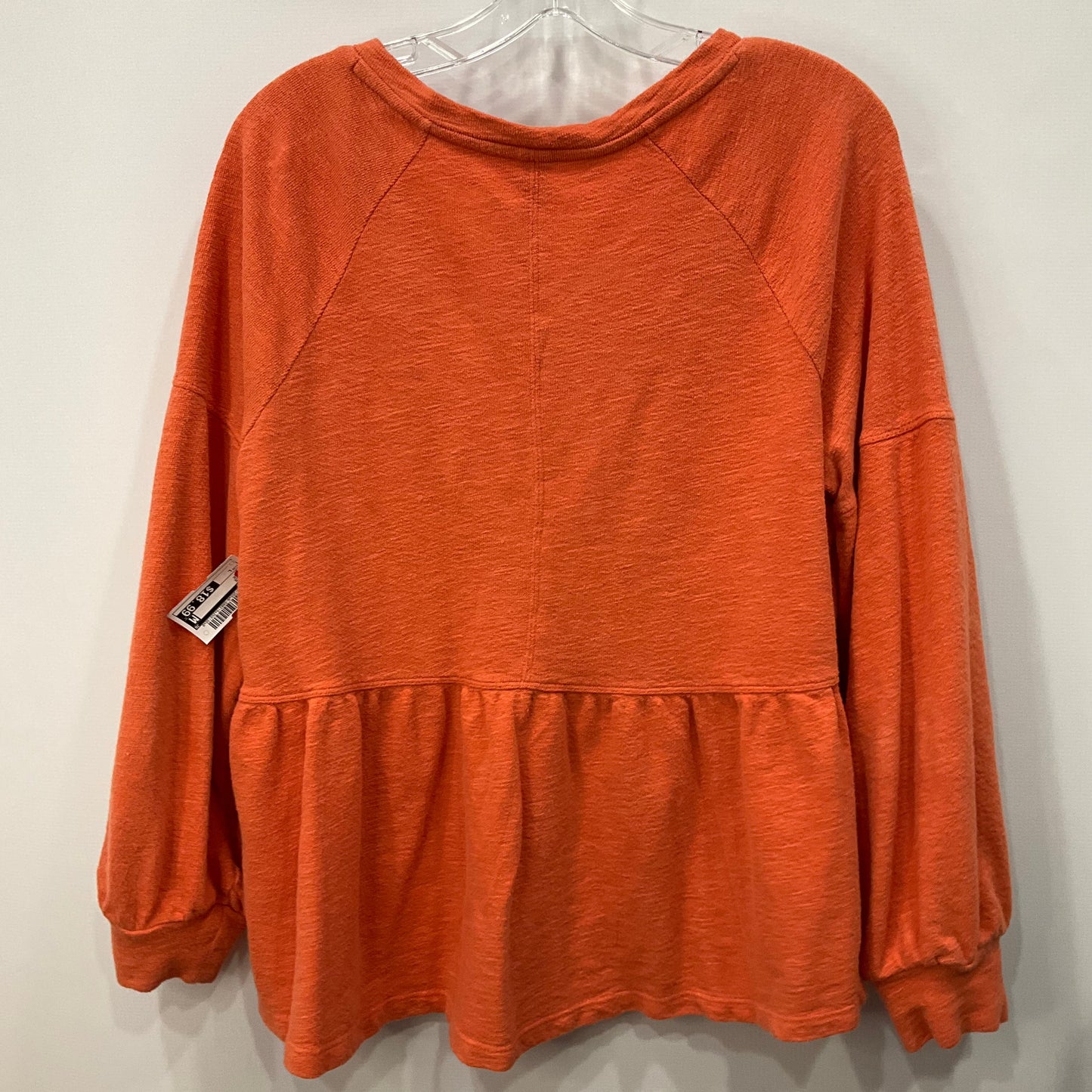 Top Long Sleeve By Pilcro In Orange, Size: L