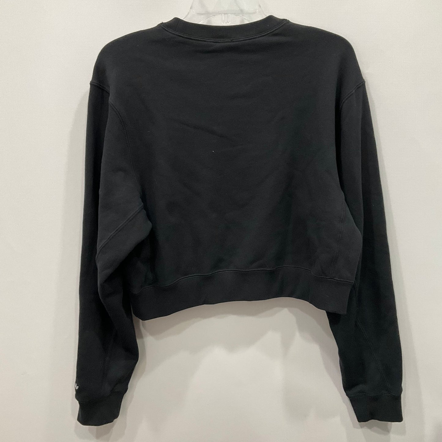 Sweatshirt Crewneck By Adidas In Black, Size: L