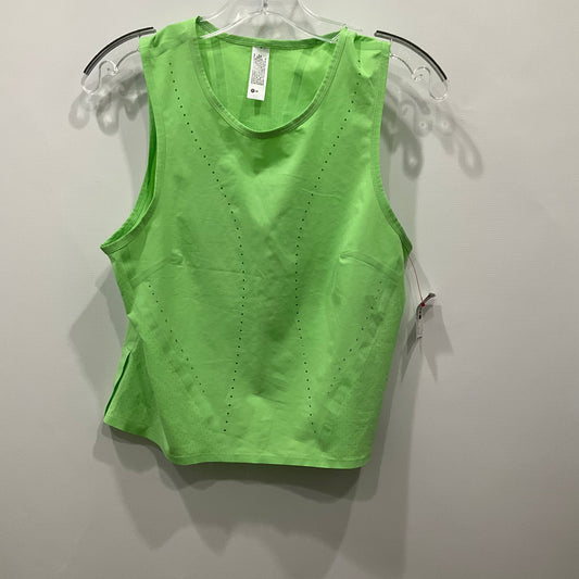 Top Sleeveless By Lululemon In Green, Size: 6