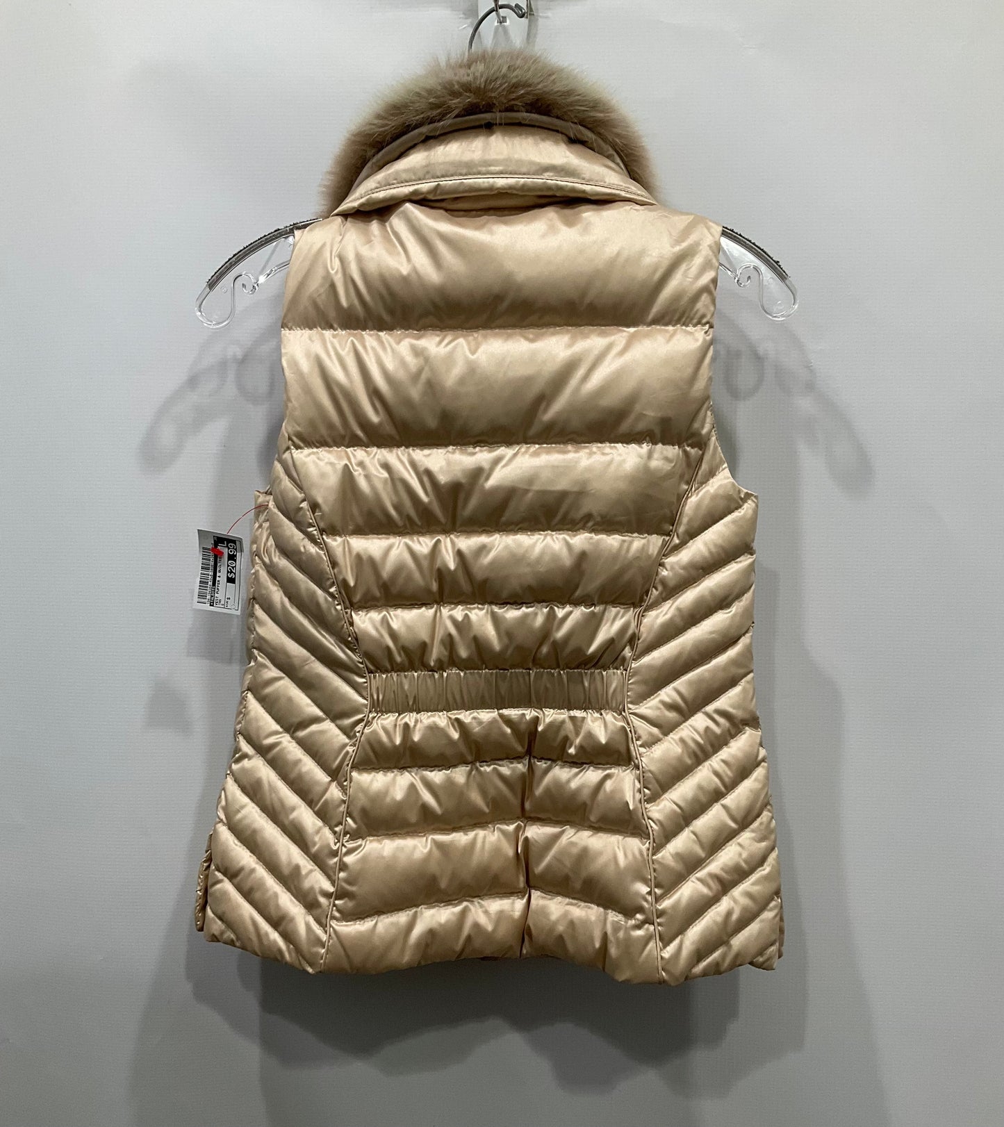 Vest Puffer & Quilted By Talbots In Tan, Size: S