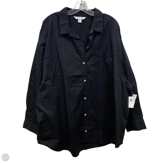 Top Long Sleeve By Old Navy In Black, Size: Xxl