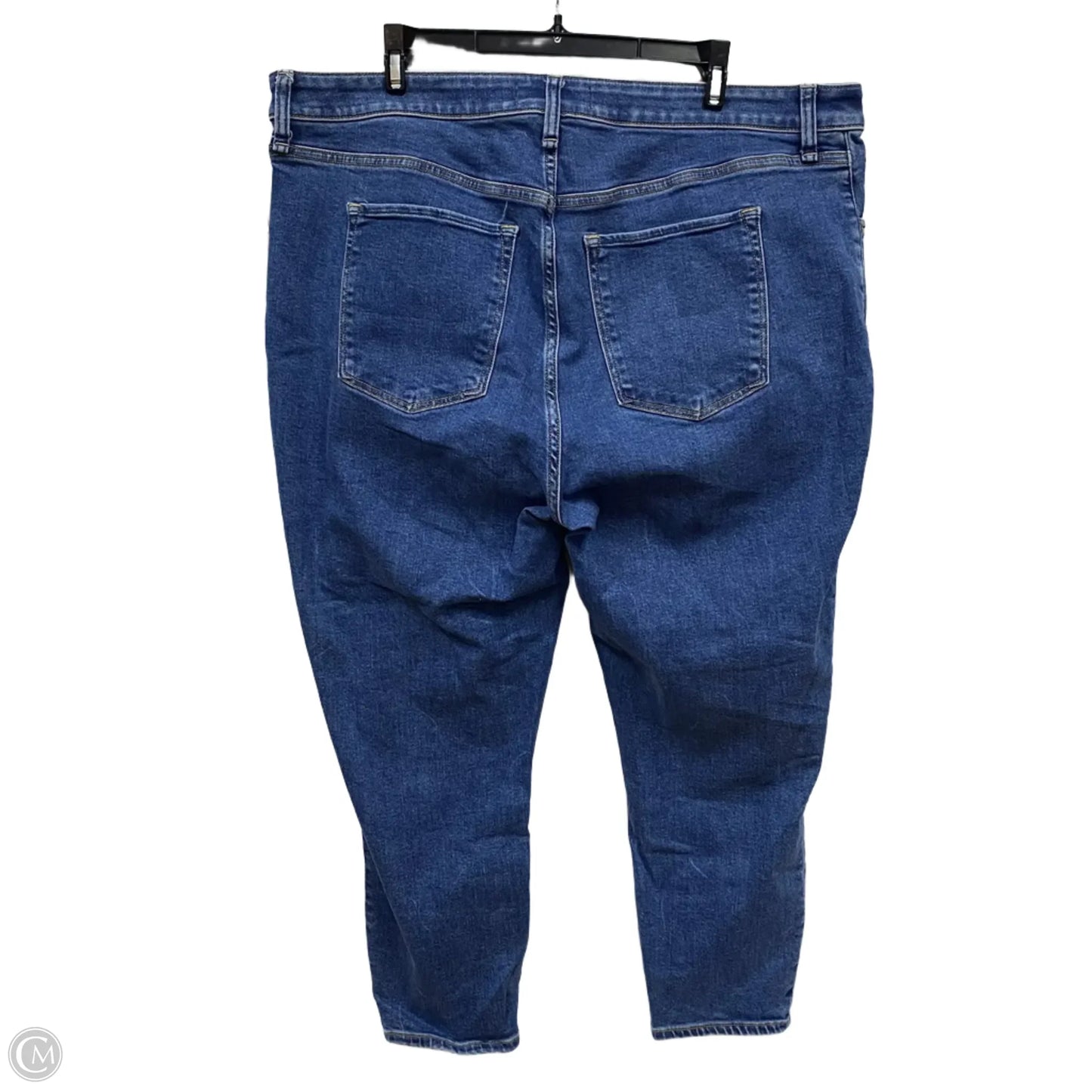 Jeans Skinny By Abercrombie And Fitch In Blue Denim, Size: 20