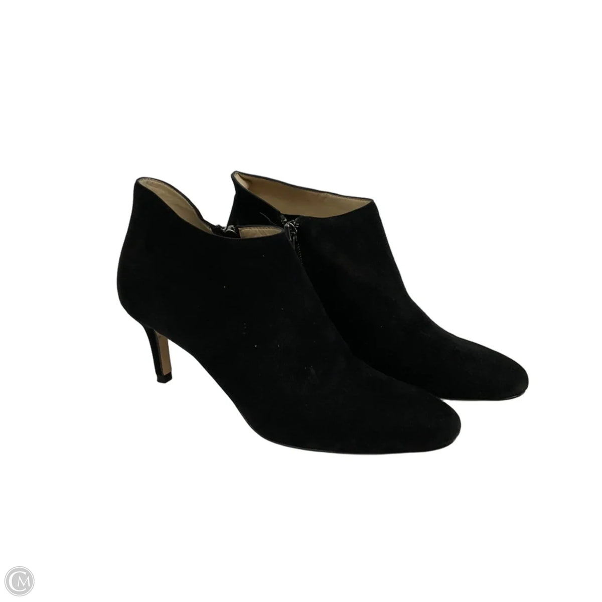Boots Ankle Heels By Cmc In Black, Size: 6.5