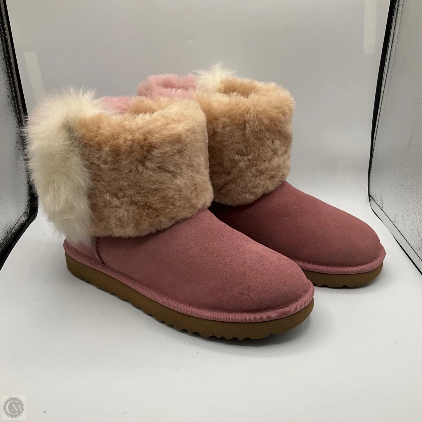 Boots Designer By Ugg In Pink, Size: 10