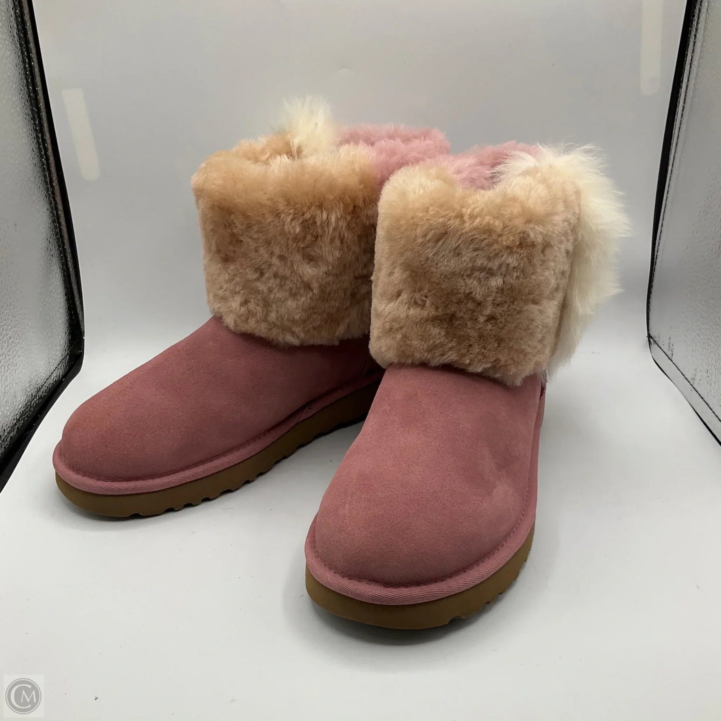 Boots Designer By Ugg In Pink, Size: 10