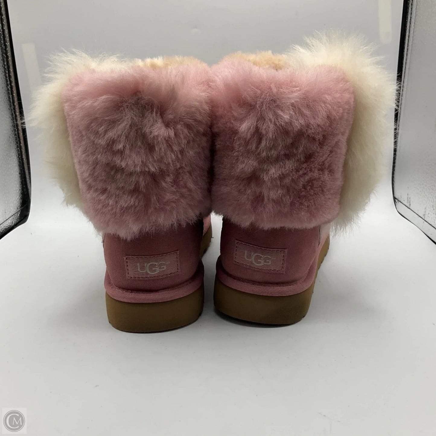 Boots Designer By Ugg In Pink, Size: 10