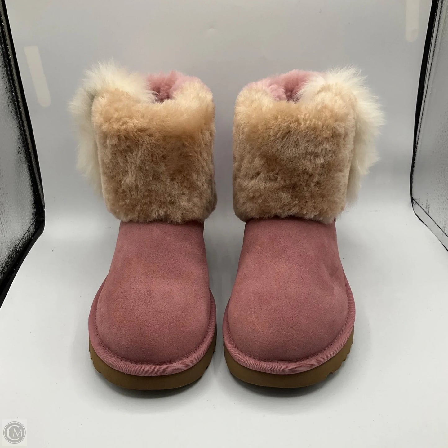 Boots Designer By Ugg In Pink, Size: 10