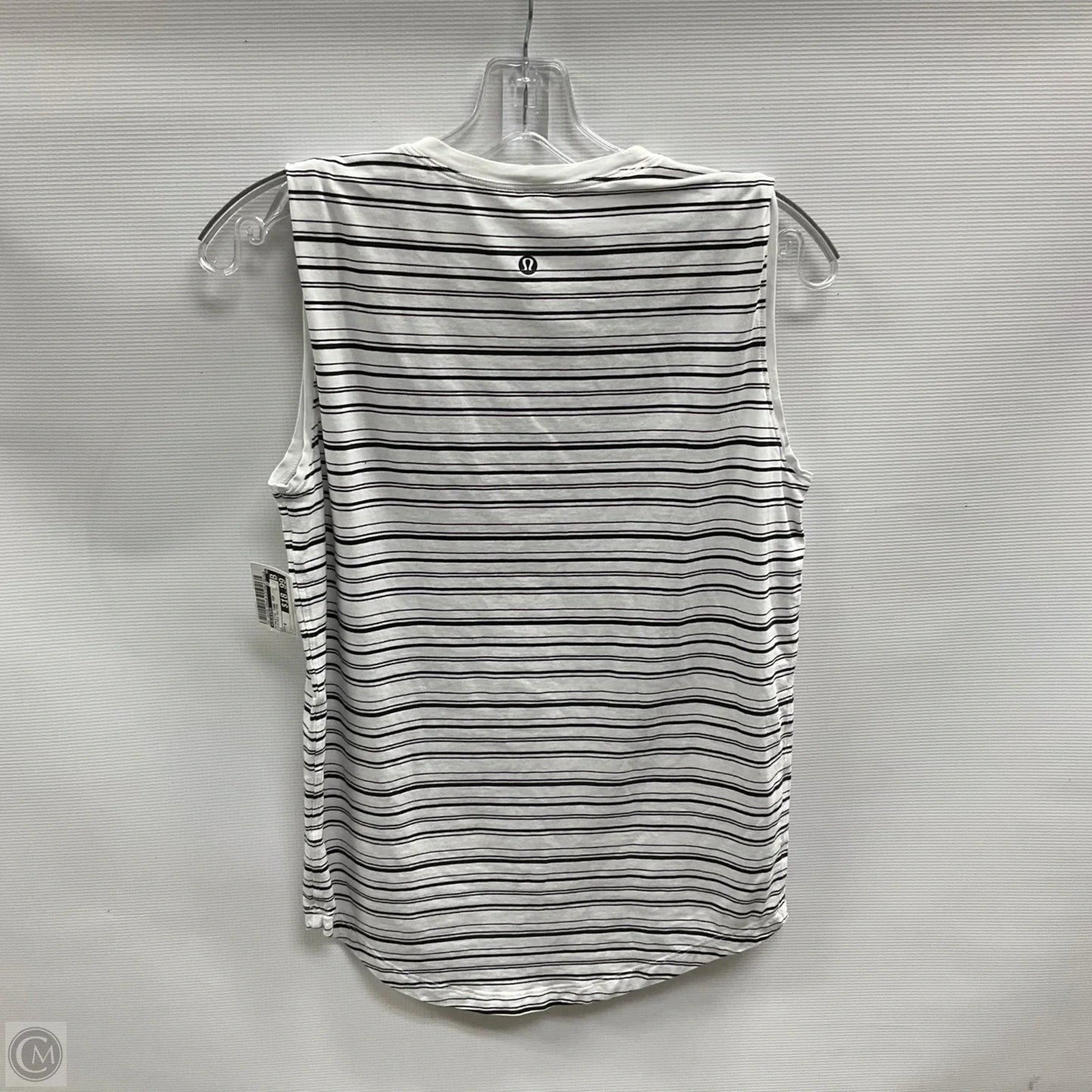 Athletic Tank Top By Lululemon In Striped Pattern, Size: 4