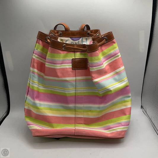 Backpack Designer By Coach, Size: Small