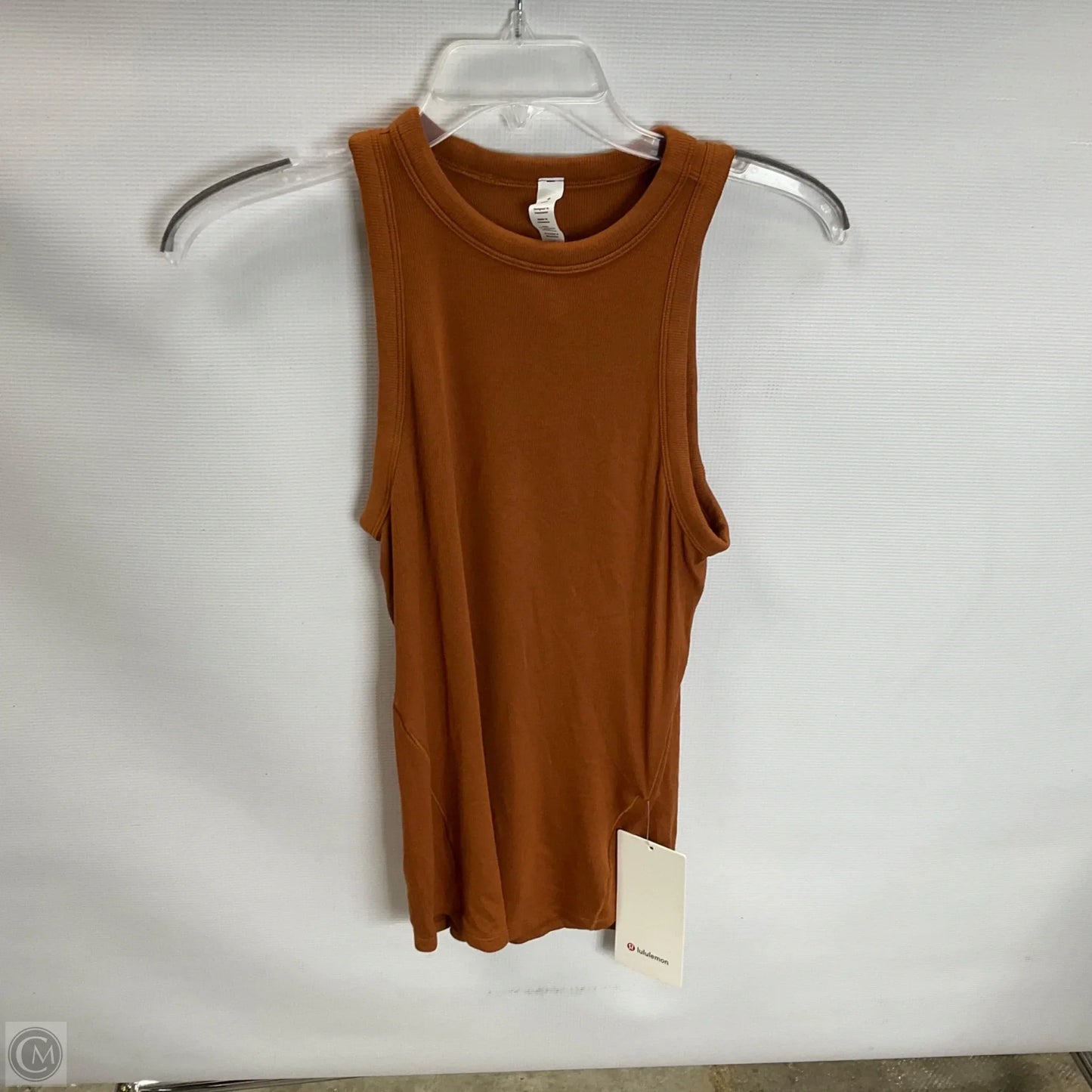 Athletic Tank Top By Lululemon In Orange, Size: 6