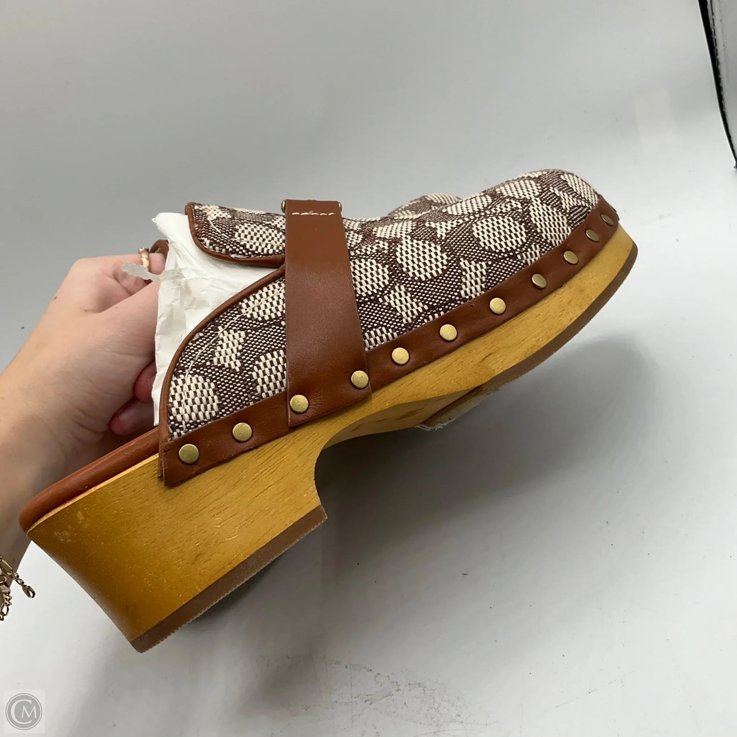 Sandals Designer By Coach In Brown, Size: 8